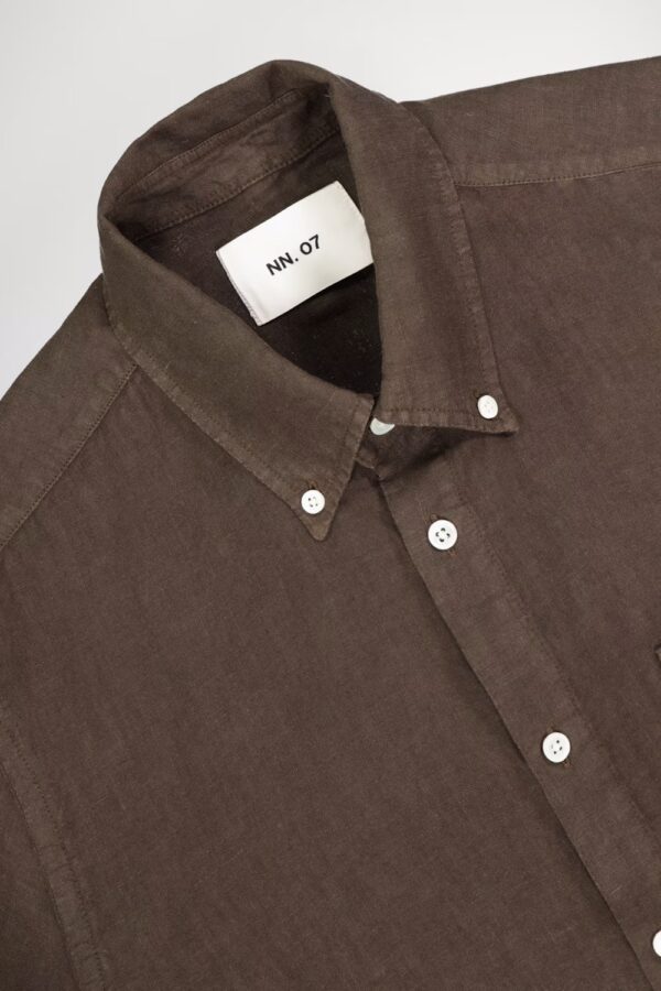 Arne 5706 shirt brown - Image 5