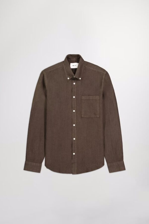 Arne 5706 shirt brown - Image 4