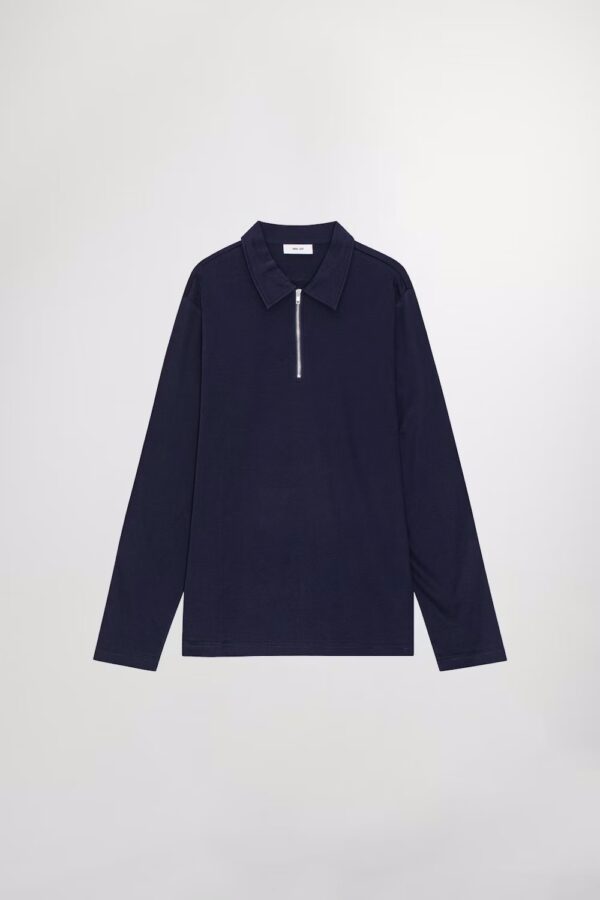 Ross zip polo navy