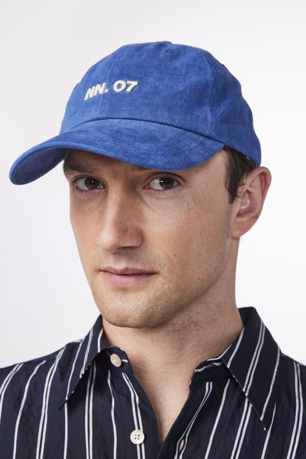 Cotton cap blue