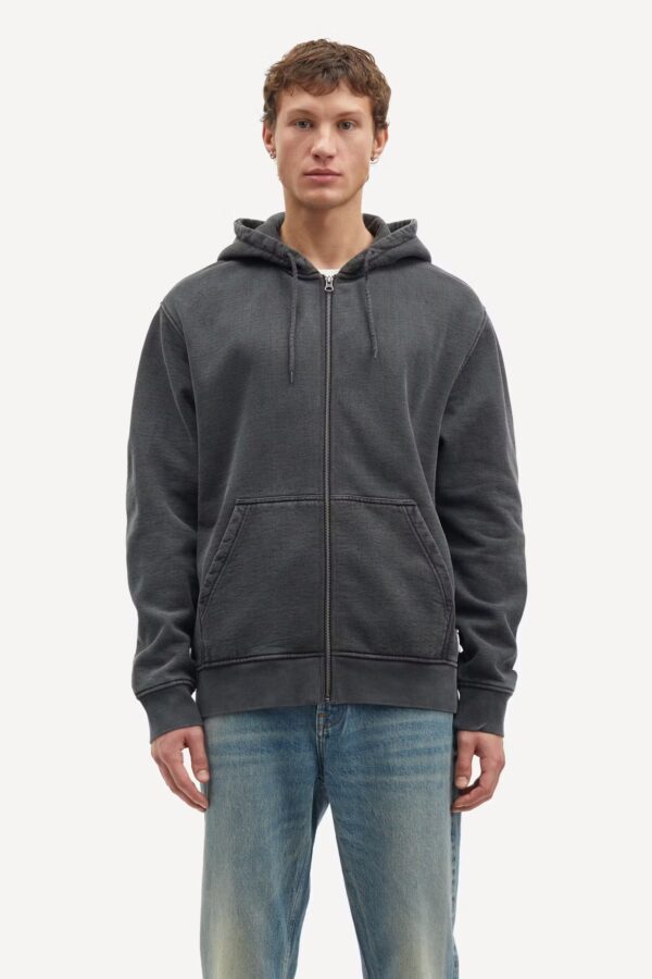 SAPIGMENT ZIP HOODY BLACK