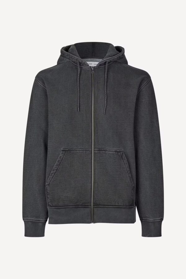 SAPIGMENT ZIP HOODY BLACK - Image 6