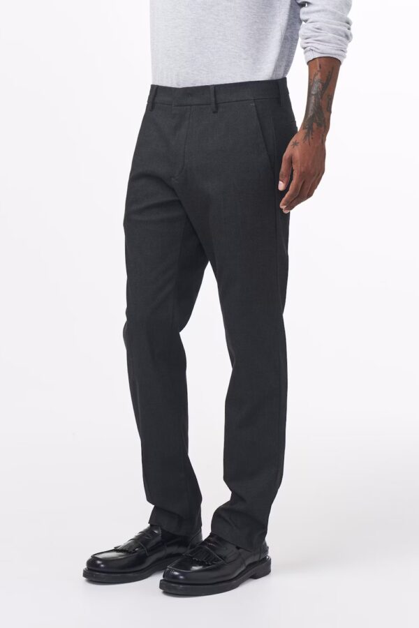 Theo Melange tailored slim Fit Chino black multi - Image 3