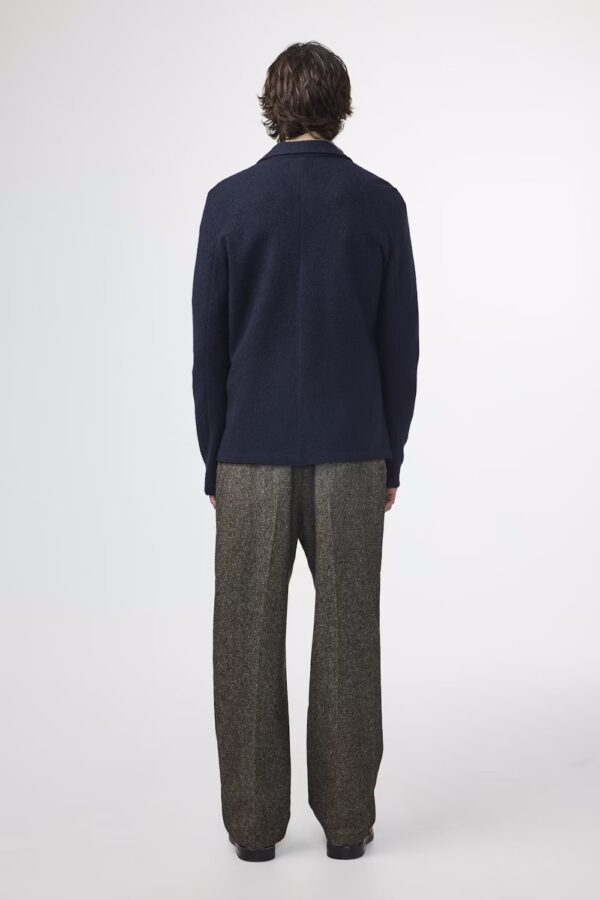 Boiled wool Blazer navy blue - Image 3