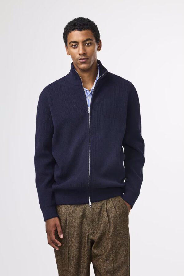 danny full zip navy blue - Image 2