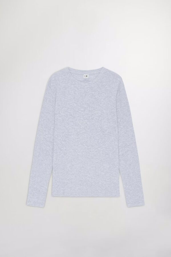 Clive Waffle knit Tee light grey - Image 4