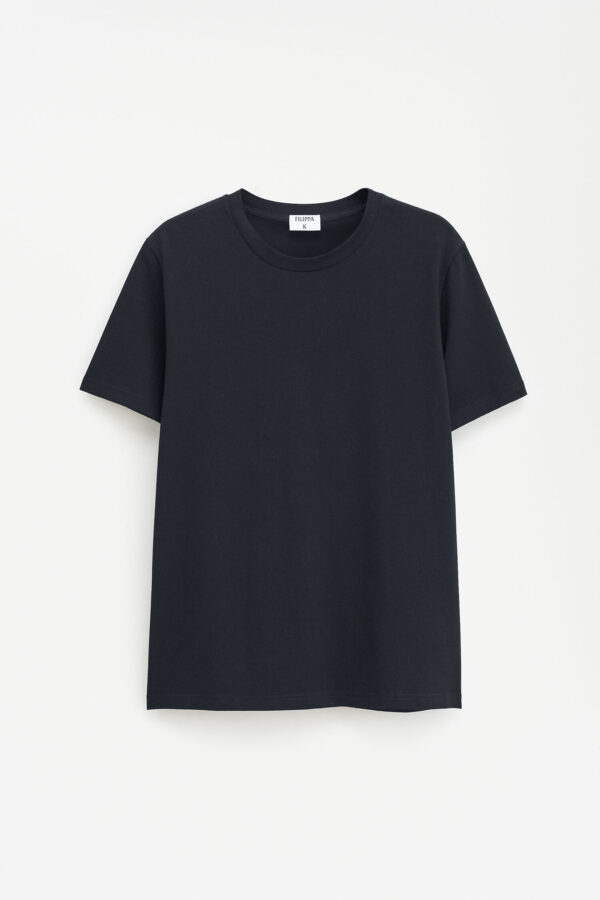 STRETCH COTTON T-SHIRT black