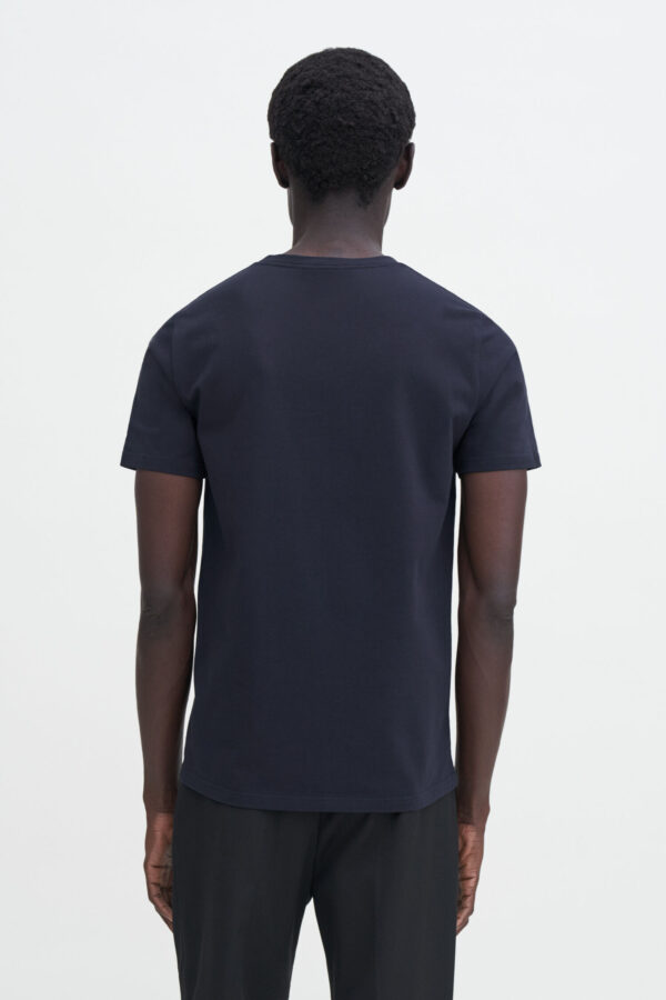 STRETCH COTTON T-SHIRT NAVY - Image 2