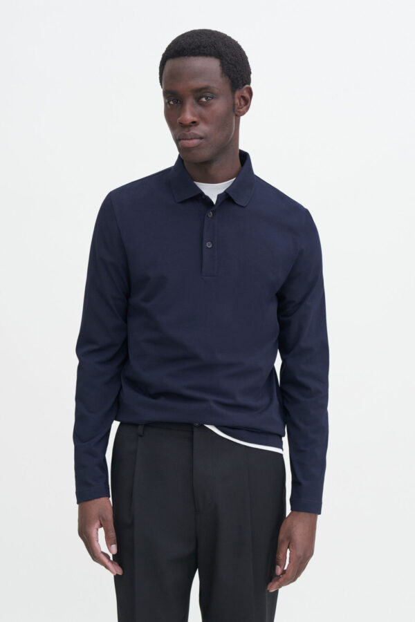 Luke Stretch Polo Shirt navy