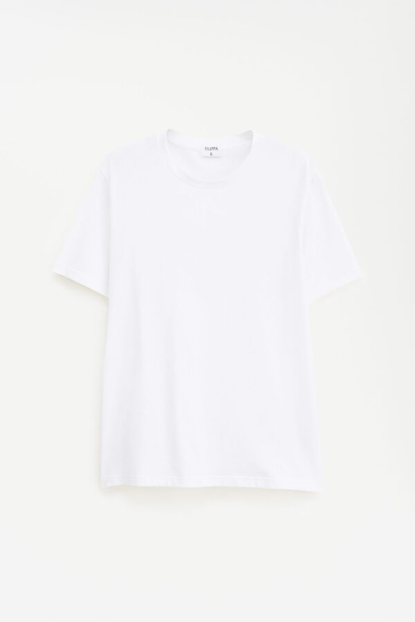 STRETCH COTTON T-SHIRT white