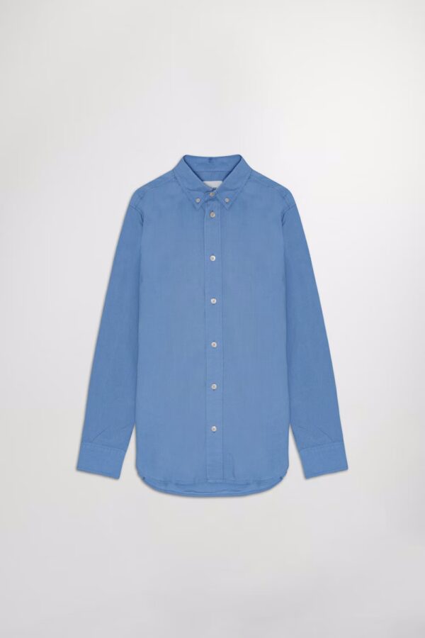 Colby Supima Cotton Shirt blue - Image 6