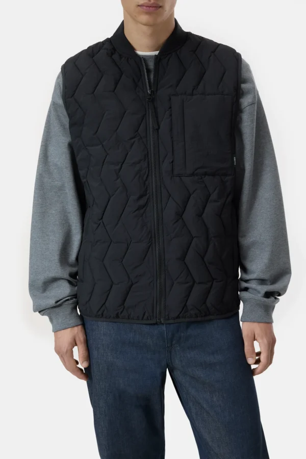 Padded vest black - Image 3