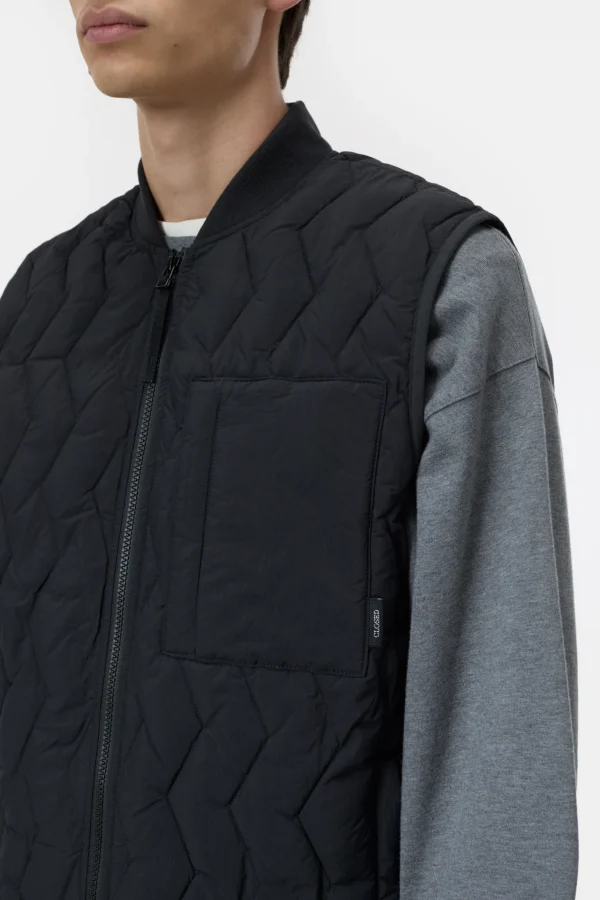 Padded vest black - Image 2