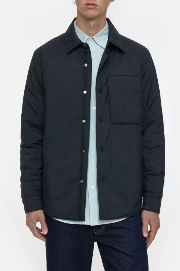 Padded overshirt black