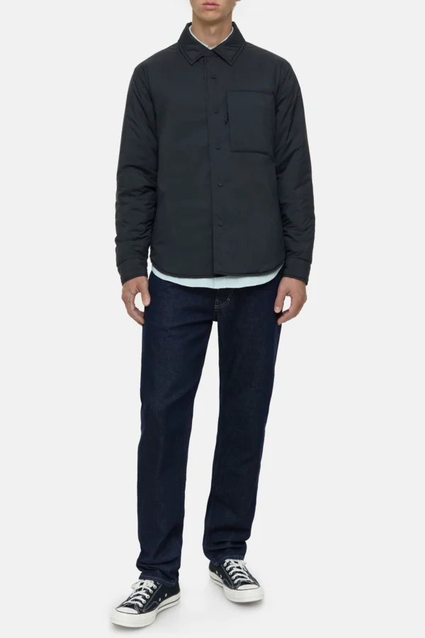 Padded overshirt black - Image 4