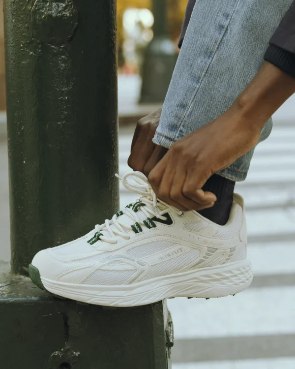 The Re-Run Max Suede white/green - Image 4