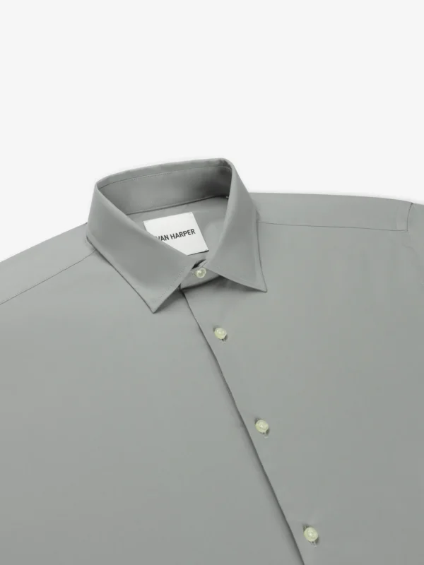 Shirt Cotton Stretch - Metal - Image 2