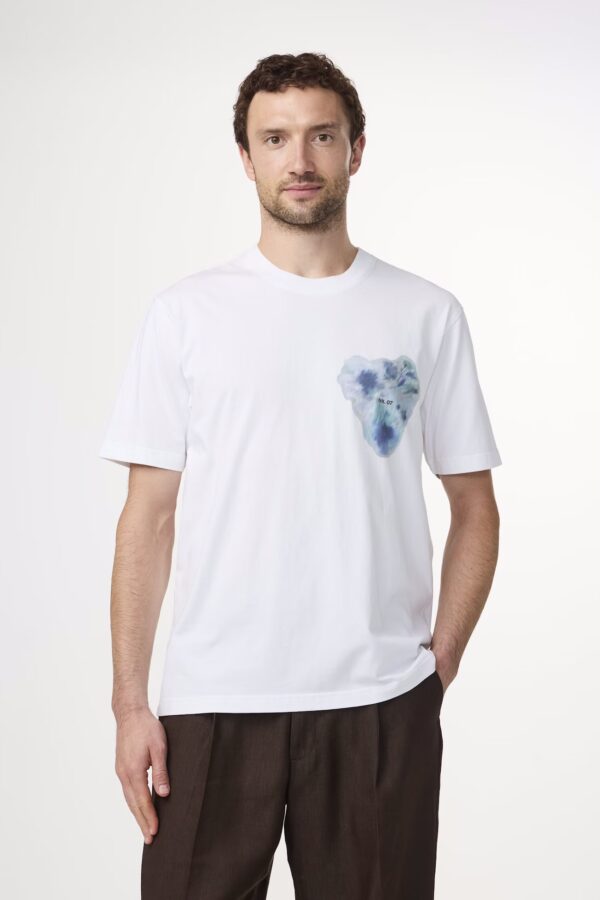 Adam Pima Cotton Tee blue print