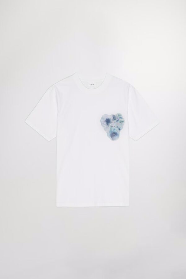 Adam Pima Cotton Tee blue print - Image 4