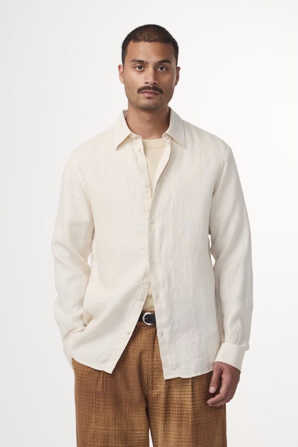 Enzo Linen Shirt ECRU