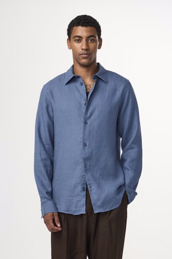 Enzo Linen Shirt BERING SEA