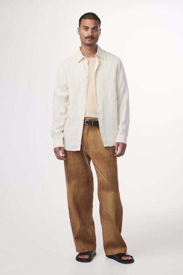 Enzo Linen Shirt ECRU - Image 4