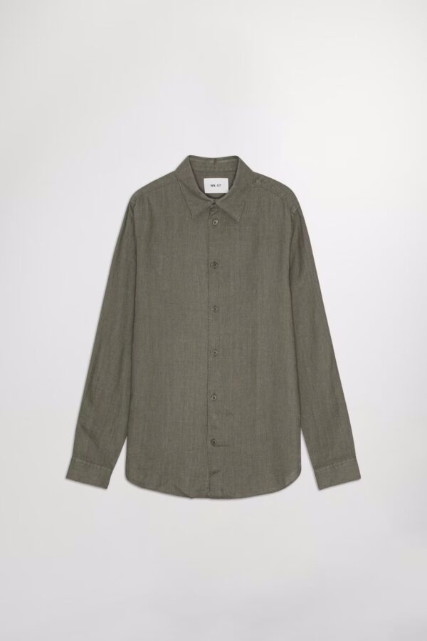 Enzo Linen Shirt CAPERS - Image 6