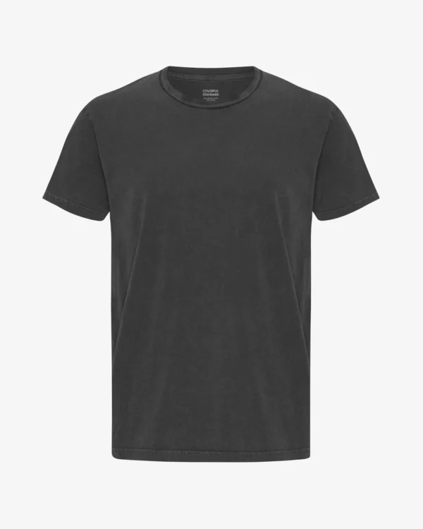 Classic Organic Tee - Faded black - Image 6