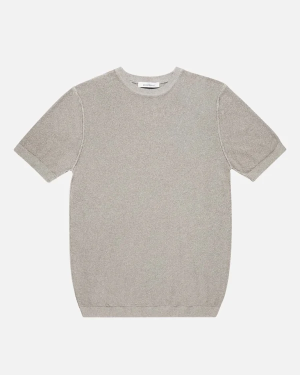 Boucle Knit Tee light grey - Image 2